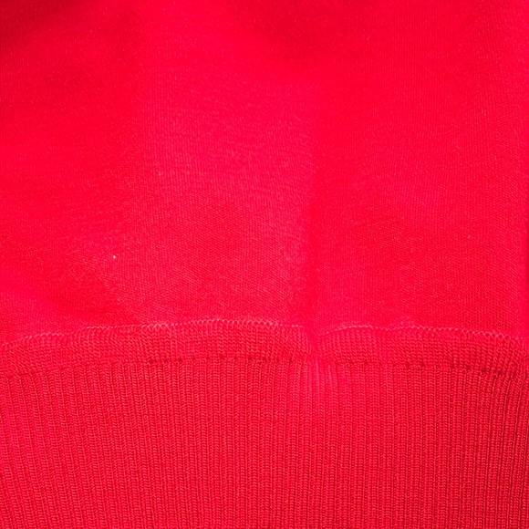 St. Croix Knits Men’s Red V-Neck Cardigan Sweater - Picture 5 of 9